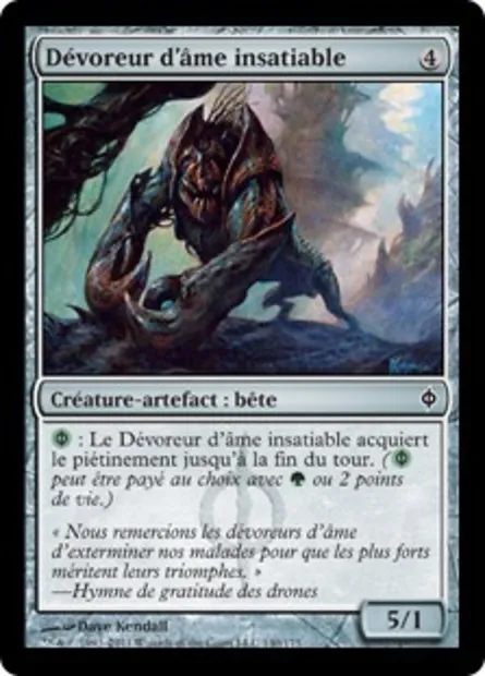 Dévoreur d'âme insatiable, carte Magic NPH 140 — extension La Nouvelle Phyrexia