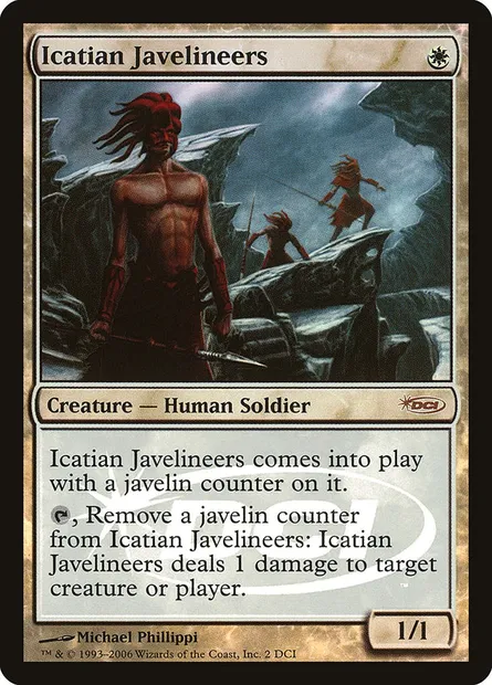 Icatian Javelineers, Magic card DCI 2 — DCI Promos set
