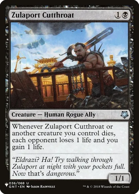 Surineur de Zulaport, carte Magic PLST GNT-36 — extension The List