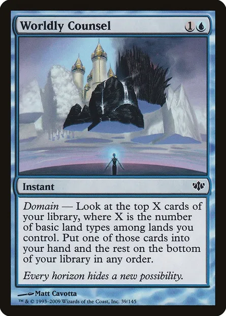 Worldly Counsel, Magic card CON 39 — Conflux set