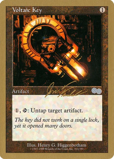 Voltaic Key, Magic card WC00 jf314 — World Championship Decks 2000 set