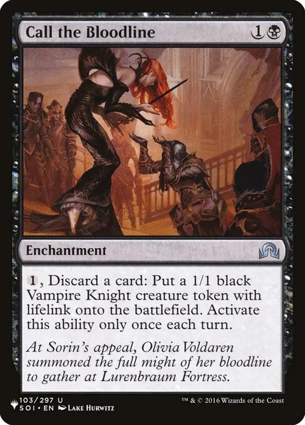 Appel de la lignée, carte Magic PLST SOI-103 — extension The List
