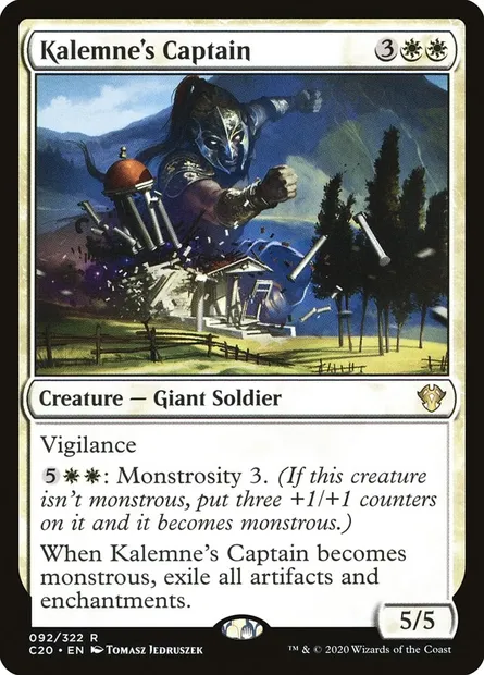 Kalemne's Captain, Magic card C20 92 — Commander 2020 set