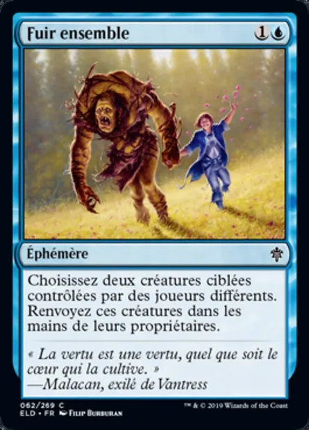 Fuir ensemble, carte Magic ELD 62 — extension Throne of Eldraine