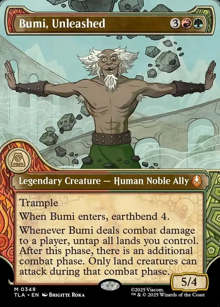Bumi, Unleashed, Magic card TLA 348 — Avatar: The Last Airbender set