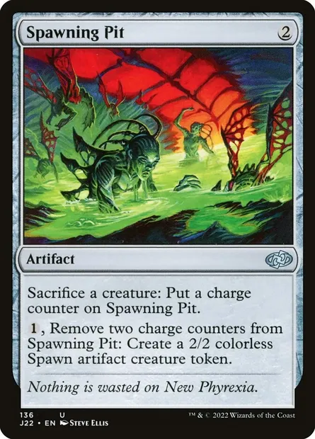 Spawning Pit, Magic card J22 136 — Jumpstart 2022 set