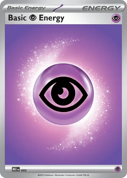 Psychic Energy, Pokémon card MEE 005 — Mega Evolution Energy set