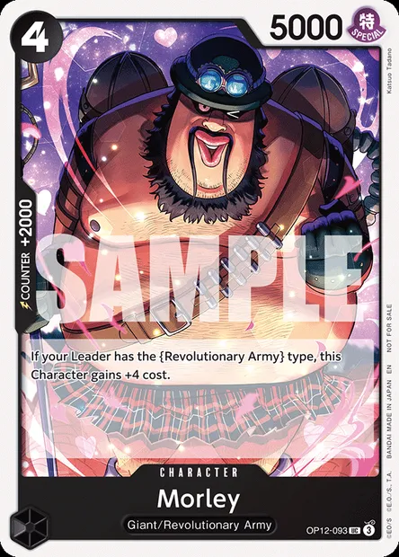 Morley, One Piece card OP12-093 — LEGACY OF THE MASTER set