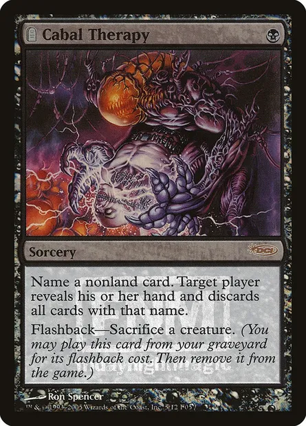 Cabal Therapy, Magic card F05 5 — Friday Night Magic 2005 set