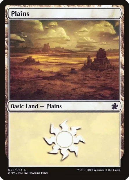 Plaine, carte Magic GN2 56 — extension Game Night 2019