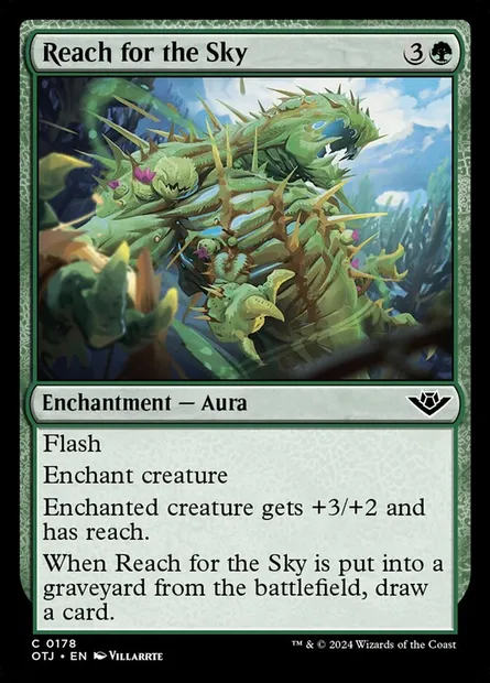Reach for the Sky, Magic card OTJ 178 — Outlaws of Thunder Junction set