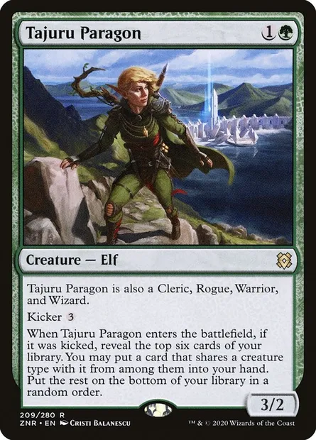 Tajuru Paragon, Magic card ZNR 209 — Zendikar Rising set