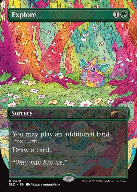 Explore, Magic card SLD 2312 — Secret Lair Drop set