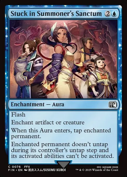 Stuck in Summoner's Sanctum, Magic card FIN 76 — Final Fantasy set