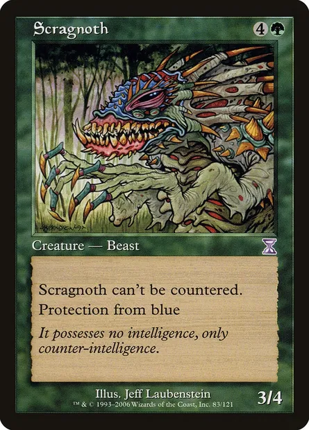 Scragnoth, Magic card TSB 83 — Time Spiral Timeshifted set