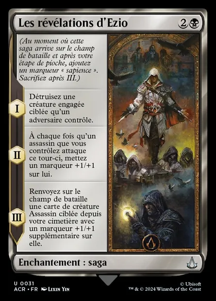 Les révélations d'Ezio, carte Magic ACR 31 — extension Assassin's Creed