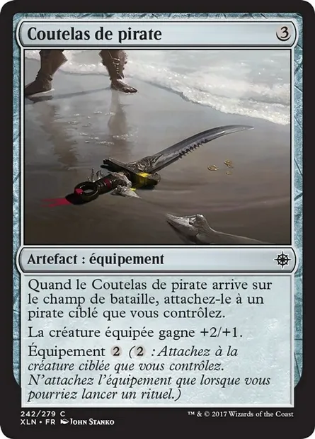 Coutelas de pirate, carte Magic XLN 242 — extension Ixalan
