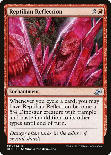 Reptilian Reflection, Magic card IKO 132 — Ikoria: Lair of Behemoths set