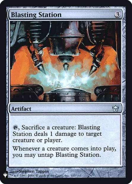 Blasting Station, Magic card PLST 5DN-107 — The List set