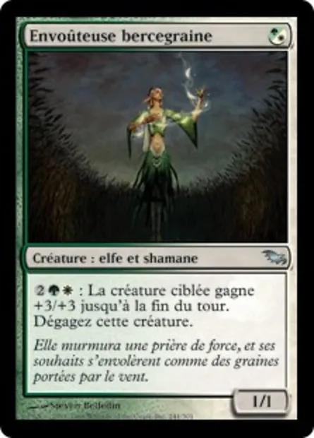 Envoûteuse bercegraine, carte Magic SHM 241 — extension Sombrelande