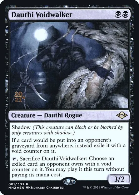 Dauthi Voidwalker, Magic card PMH2 81s — Modern Horizons 2 Promos set