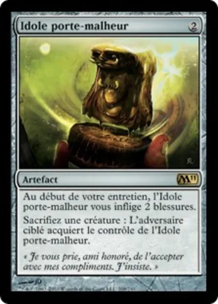 Idole porte-malheur, carte Magic M11 208 — extension Magic 2011