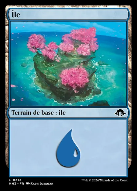 Île, carte Magic MH3 313 — extension Modern Horizons 3