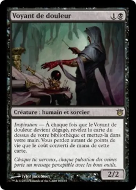 Voyant de douleur, carte Magic BNG 80 — extension Créations divines