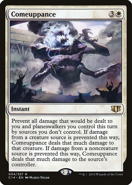 Comeuppance, Magic card C14 4 — Commander 2014 set