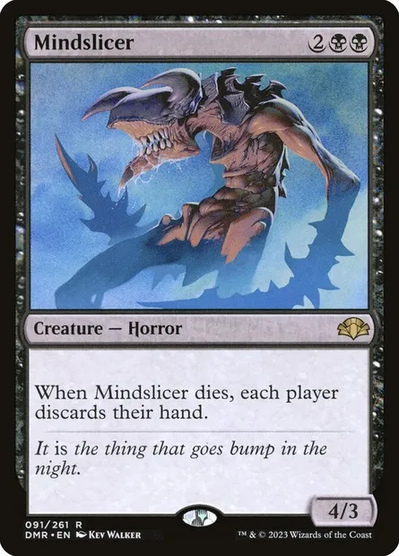 Mindslicer, Magic card DMR 91 — Dominaria Remastered set