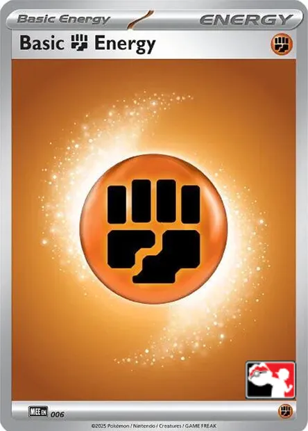 Basic Fighting Energy, Pokémon card PPS 006-4 — Play! Pokémon Prize Pack Series set