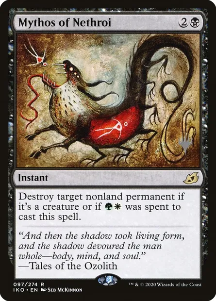 Mythos of Nethroi, Magic card PIKO 97p — Ikoria: Lair of Behemoths Promos set