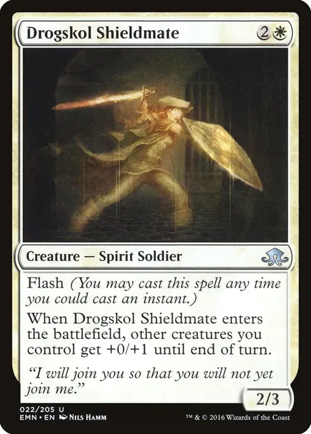 Drogskol Shieldmate, Magic card EMN 22 — Eldritch Moon set
