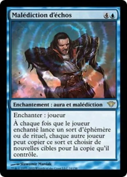 Malédiction d'échos, carte Magic DKA 34 — extension Obscure Ascension
