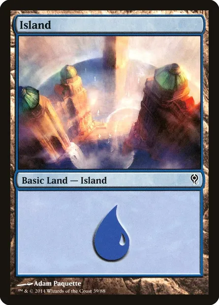 Island, Magic card DDM 39 — Duel Decks: Jace vs. Vraska set