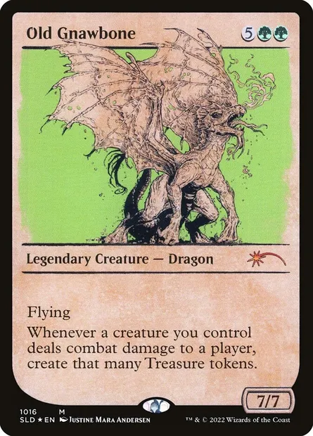 Old Gnawbone, Magic card SLD 1016 — Secret Lair Drop set