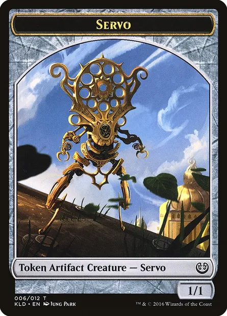 Servo, carte Magic TKLD 6 — extension Kaladesh Tokens