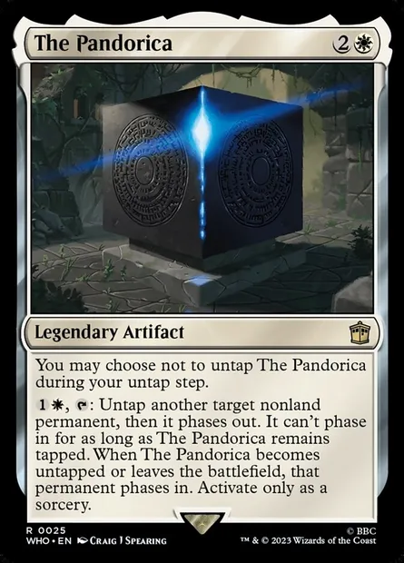 The Pandorica, Magic card WHO 25 — Doctor Who set