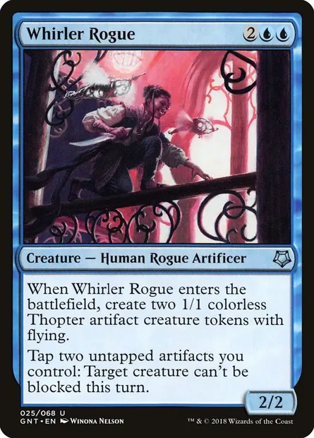Whirler Rogue, Magic card GNT 25 — Game Night set