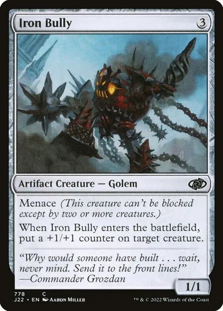 Iron Bully, Magic card J22 778 — Jumpstart 2022 set