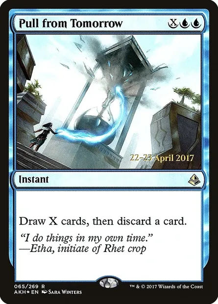 Pull from Tomorrow, Magic card PAKH 65s — Amonkhet Promos set
