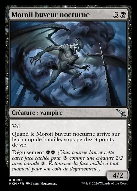 Moroii buveur nocturne, carte Magic MKM 96 — extension Murders at Karlov Manor