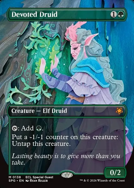 Devoted Druid, Magic card SPG 138 — Special Guests set