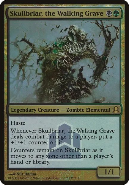 Skullbriar, the Walking Grave, Magic card PCMD 227 — Commander 2011 Launch Party set