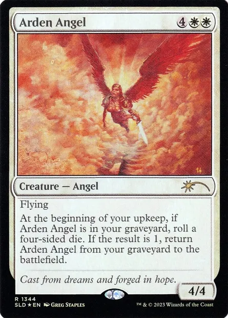Arden Angel, Magic card SLD 1344 — Secret Lair Drop set
