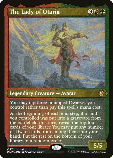 La Dame d'Otaria, carte Magic DMC 57 — extension Dominaria United Commander