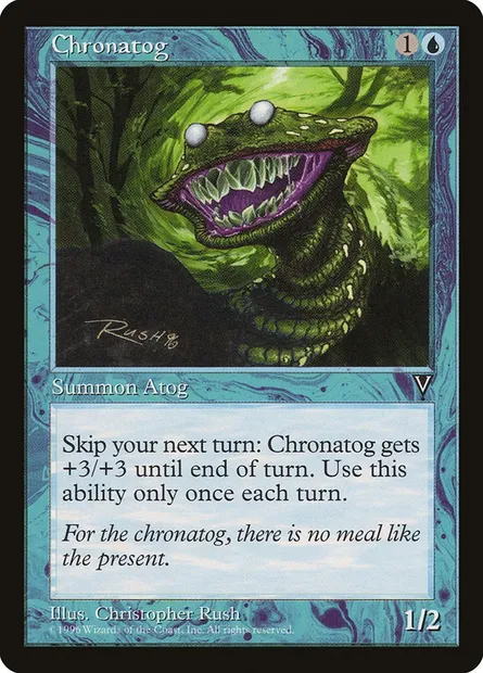 Chronatog, carte Magic VIS 28 — extension Visions