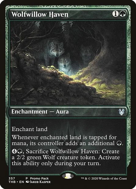 Wolfwillow Haven, Magic card THB 357 — Theros Beyond Death set