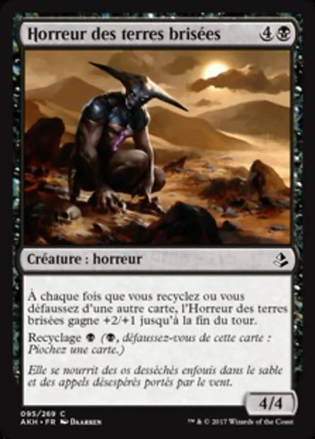 Horreur des terres brisées, carte Magic AKH 95 — extension Amonkhet