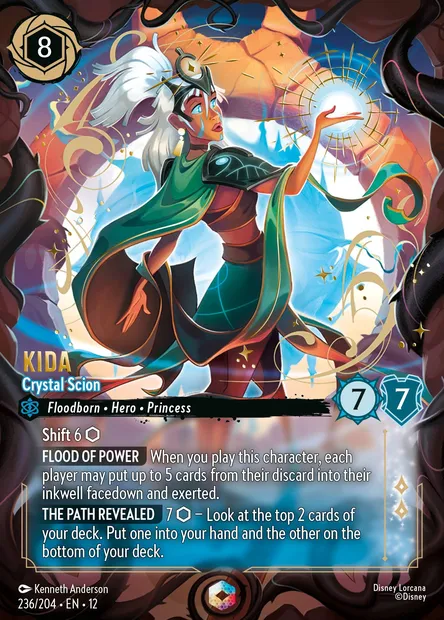 Kida - Crystal Scion, Disney Lorcana card CH12-236 — Wilds Unknown set